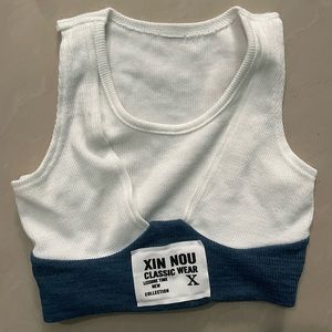 Y2K tank top with unique layering